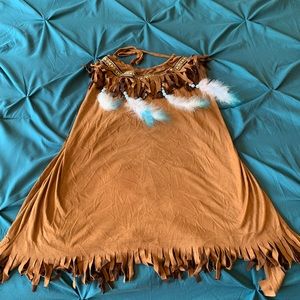🎃CostumesUSA small fringed Indian maiden costume🎃